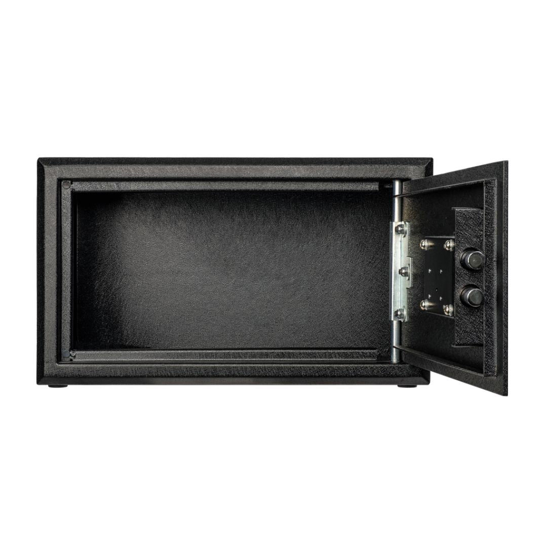 S3A Ammo Safe Front with the door open on a White Background