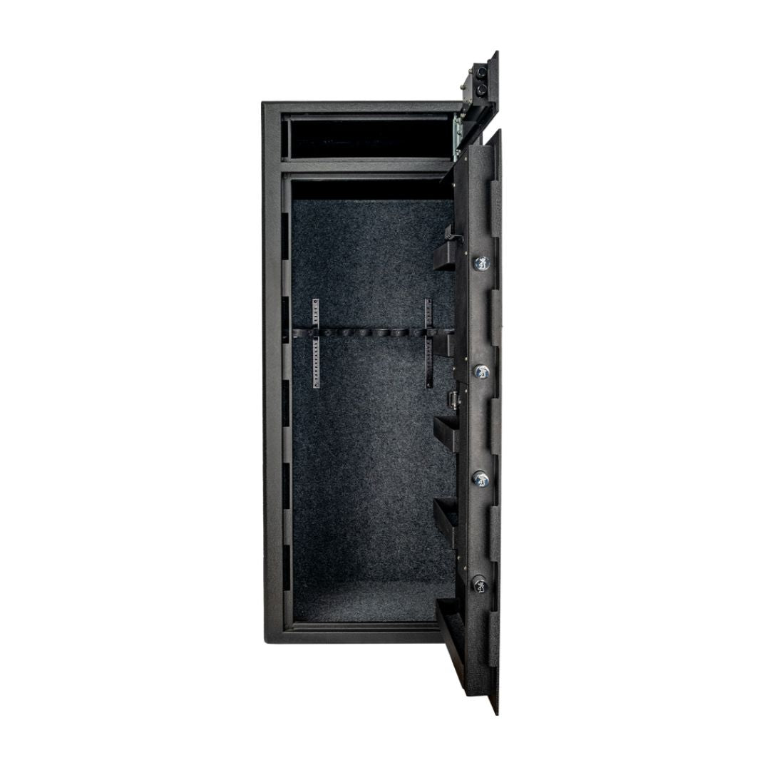 Spika S4 Gunsafe Front doors open on a white background