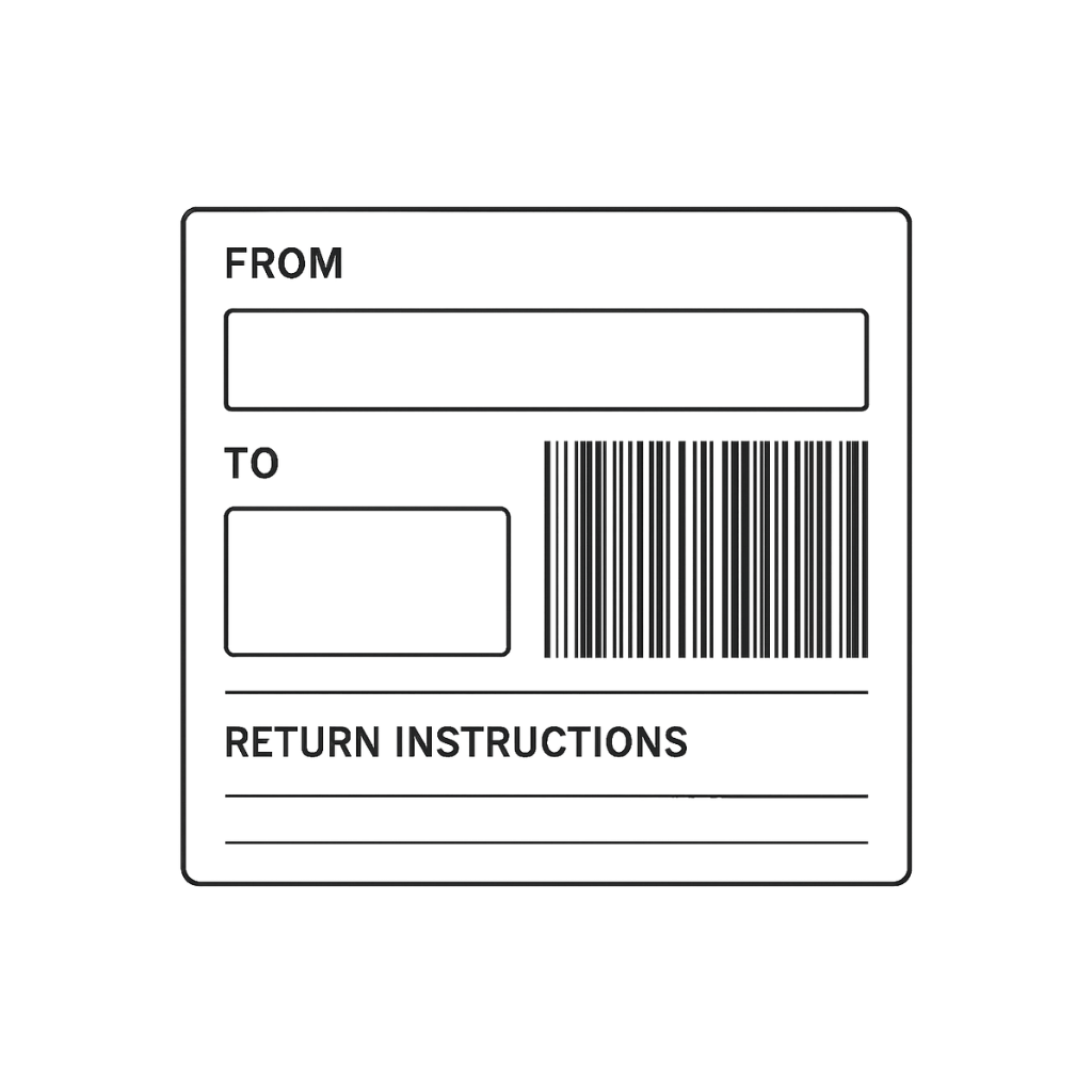 Fake Return Lable Returns – Spika UK