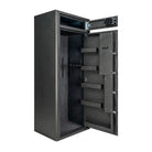 Spika S4 Gunsafe rotated doors open on a white background